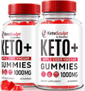 NutraRize Keto Sculpt ACV Gummies Apple Cider Vinegar - 120 Gummies