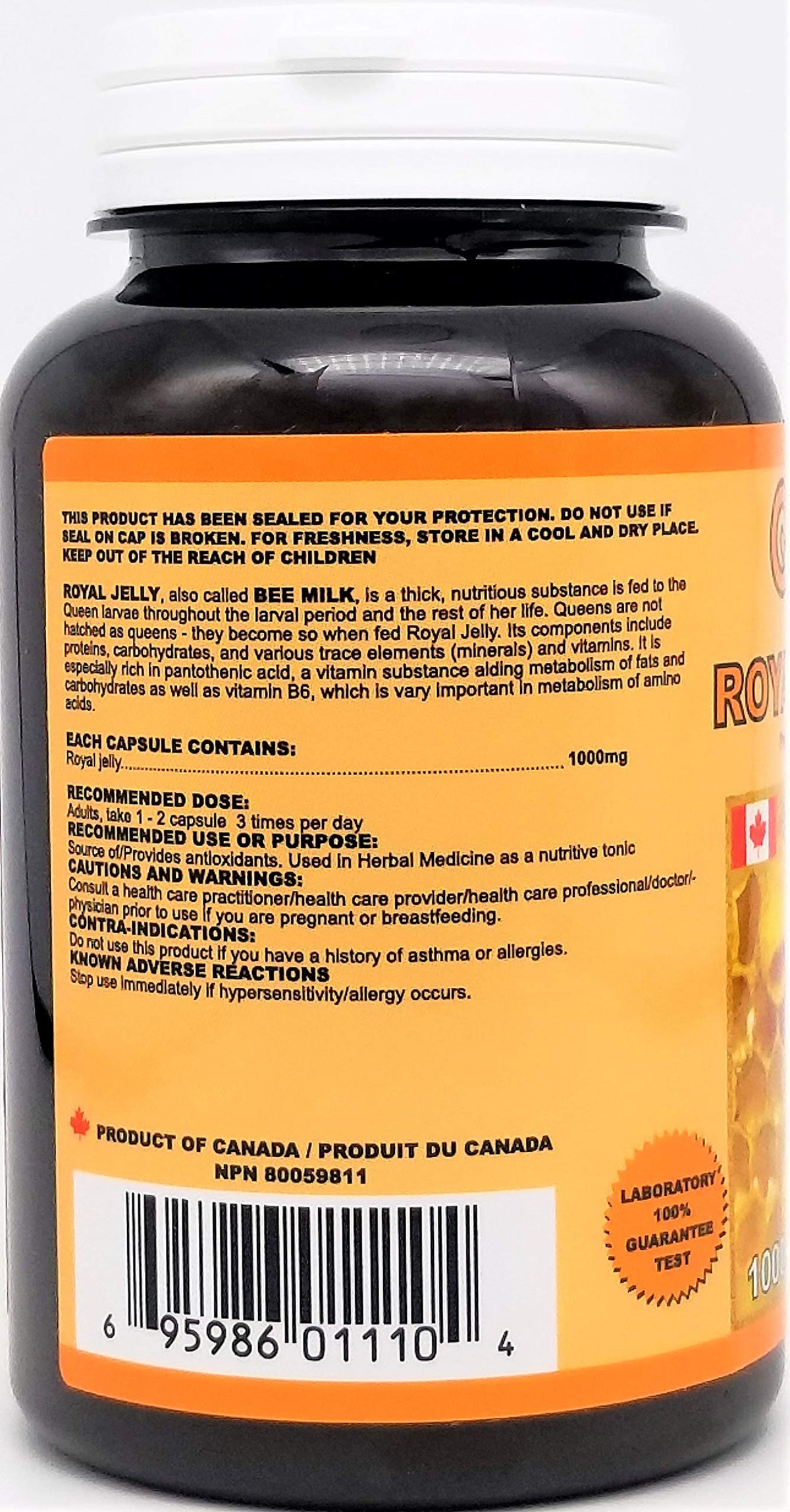 QUALITYLAB Royal Jelly 1000 mg - 100 Softgels - image 3