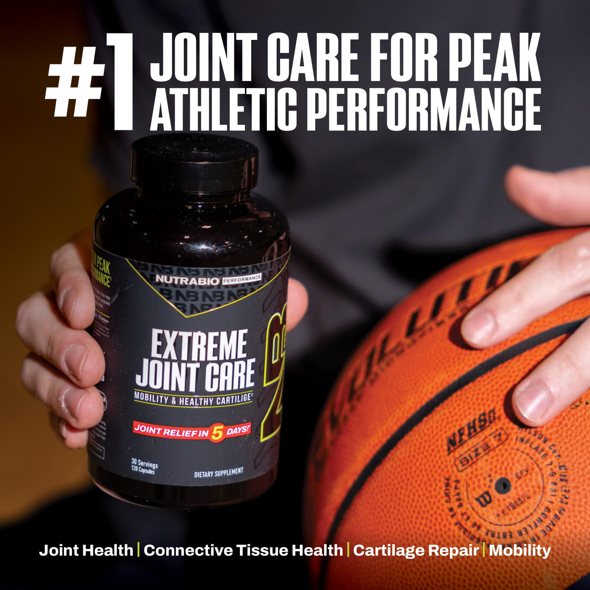 NutraBio Extreme Joint Care Joint Support Supplement - 120 Capsules - image 5
