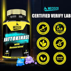 Mecisco Nattokinase Supplement with Trans-Resveratrol - 60 Capsules - image 6