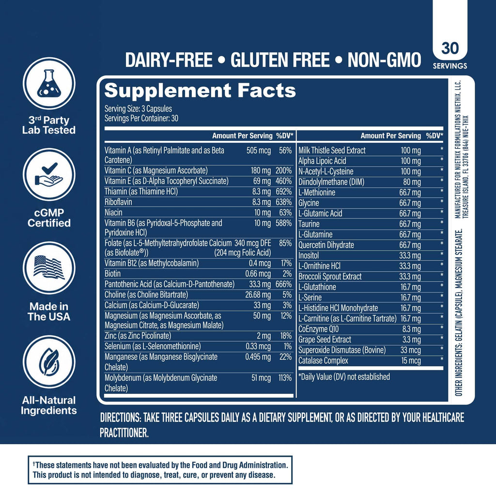 NuEthix Formulations Opti-Pure Liver Support - 30 Servings - image 4