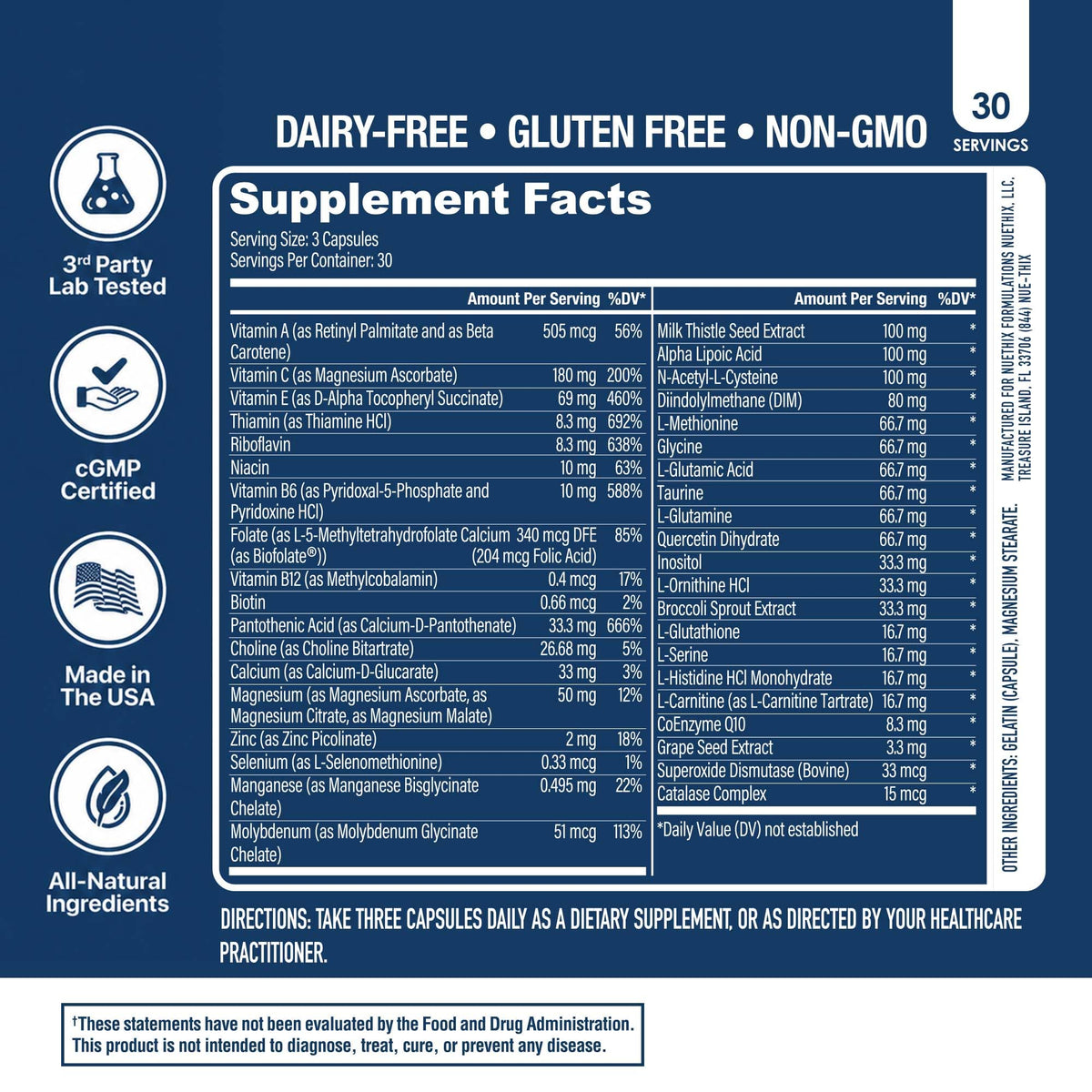 NuEthix Formulations Opti-Pure Liver Support - 30 Servings - image 4