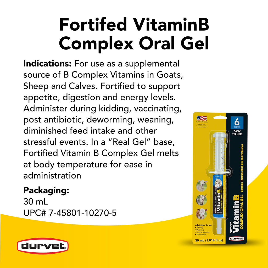 Durvet Vitamin B Complex - 30ml - image 3