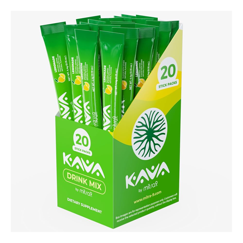 Mitra9 Kava Drink Mix Lemonade for Relaxation - 30 Stick Packs - image 2