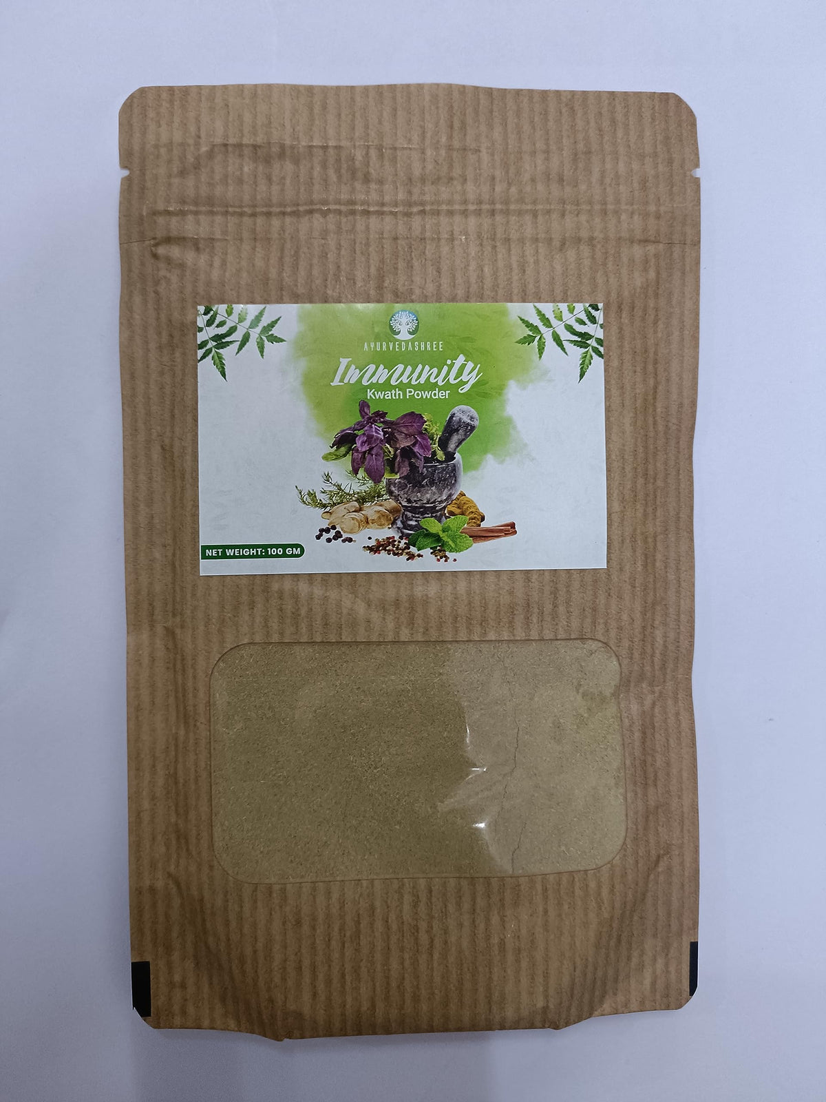 AYURVEDASHREE Immunity Kwath Herbal Powder - 100 g - image 5