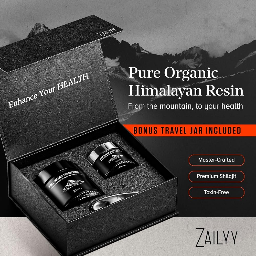 ZAILYY Organic Shilajit Resin Natural Energy Booster - 80g - image 2