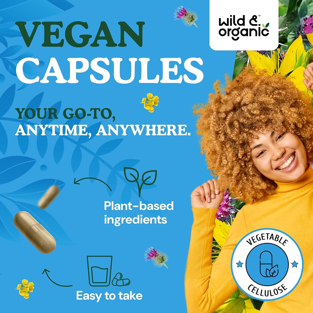 Wild & Organic Alcohol Detox Capsules - Liver & Kidney Support