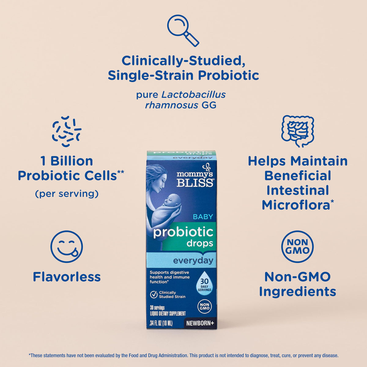 Mommy's Bliss Baby Probiotic Drops Everyday - 0.34 Fl Oz - image 3