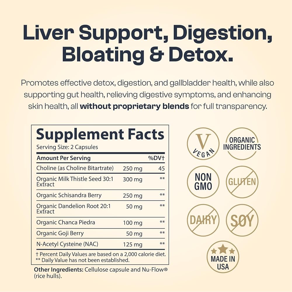 My Vida Origins Liver Detox with Organic Milk Thistle Organic - image 2