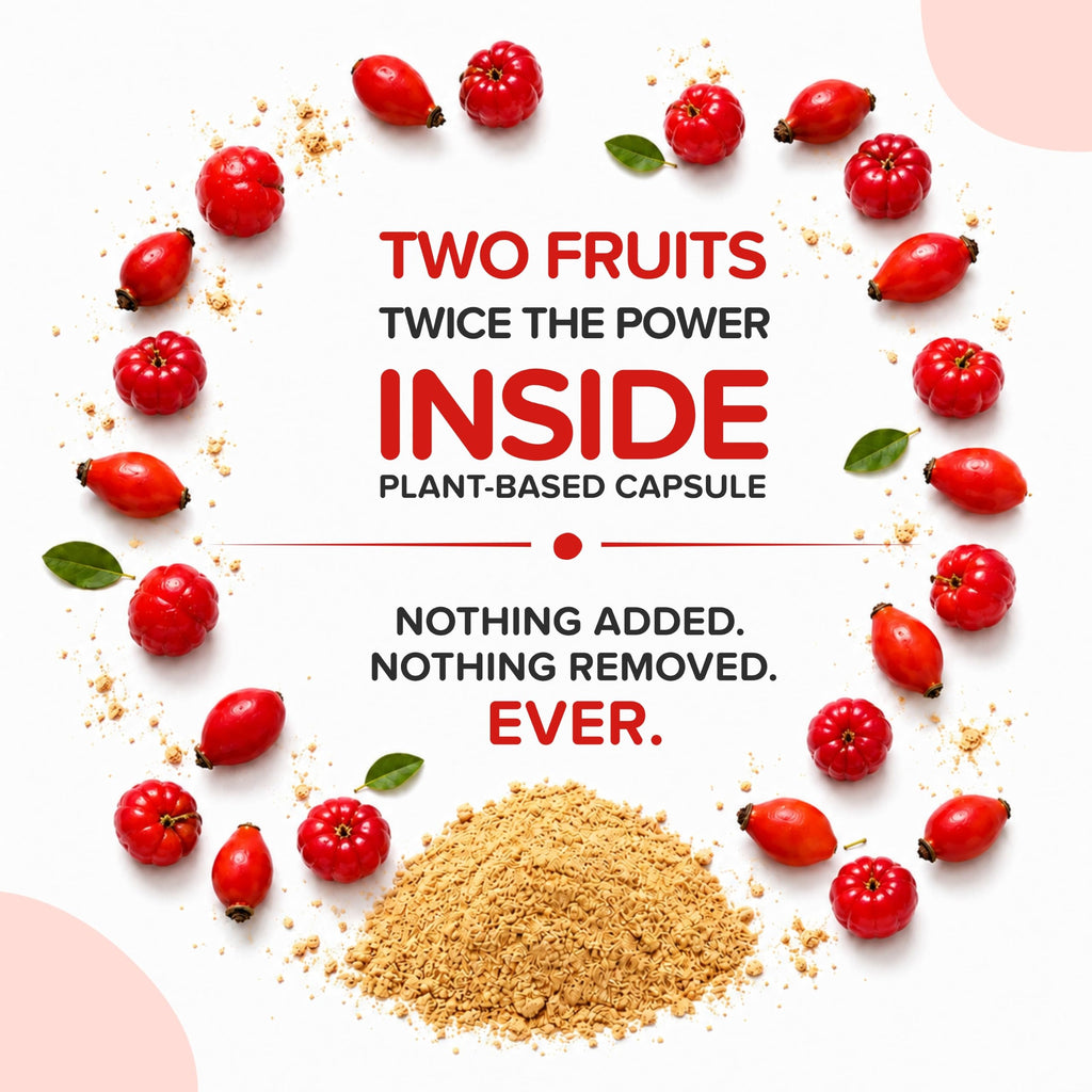 b Natural RoseHips & Acerola Vitamin C 1000mg - 90 Capsules - image 4