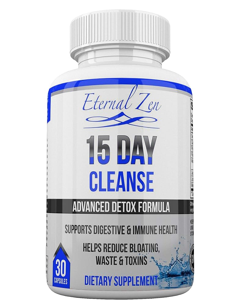 Eternal Zen 15 Day Colon Cleanser Detox with Extra Strength Herbs