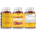 NEW AGE Vitamin D3 5000 IU Gummies Immune Support - 120 Gummies - image 8