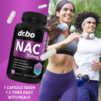 DR. BO NAC N-Acetyl Cysteine 750mg - 90 Capsules - image 7