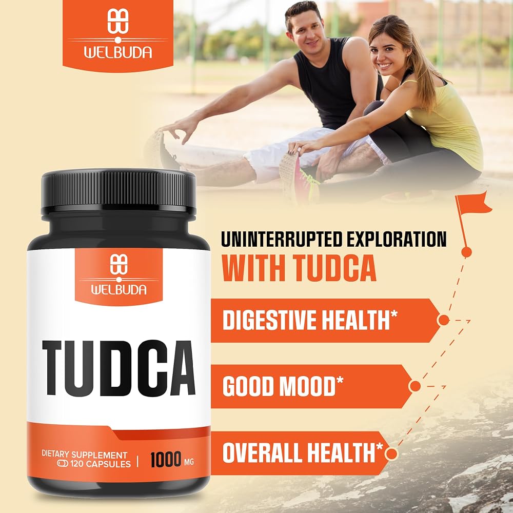 WELBUDA Tudca Supplement - 60 120 Capsules