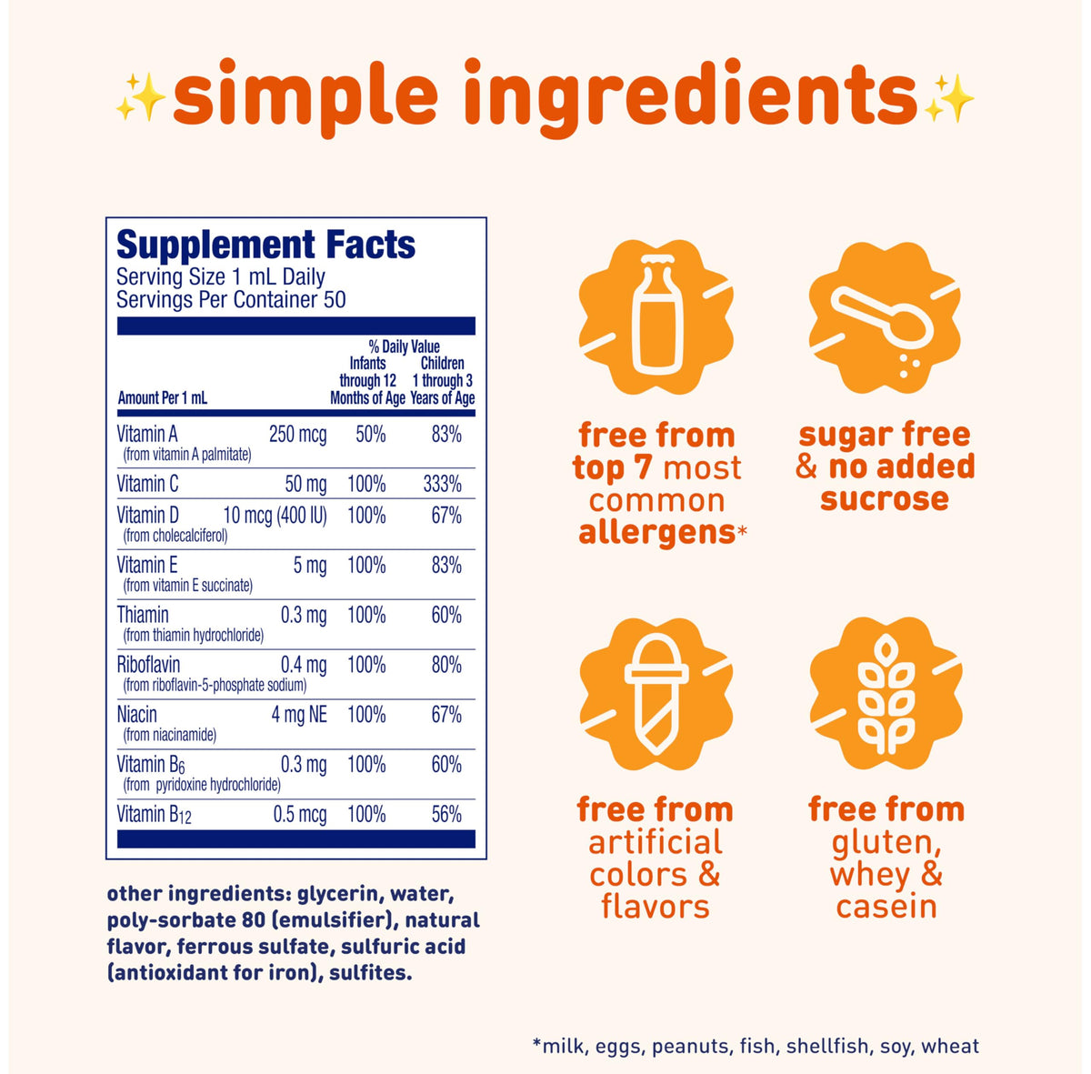 Enfamil Poly-Vi-Sol Liquid Multivitamin for Infants - 50 mL - image 2