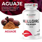 Hallusa Natural HallGirl Aguaje Fruit 1000mg Women's Wellness - 60 Capsules - image 4