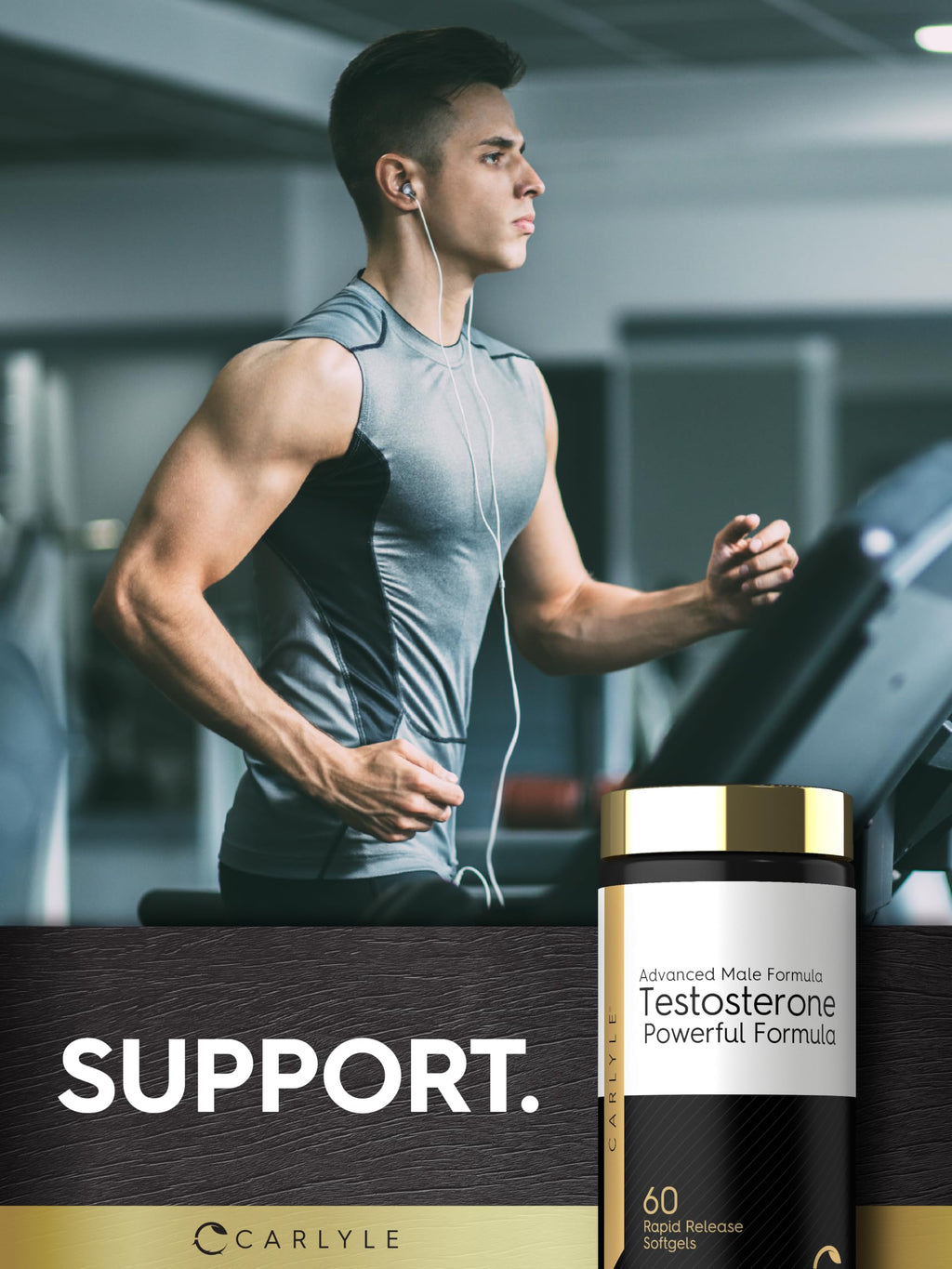 Carlyle Testosterone Supplement for Men - 60 Softgels - image 6