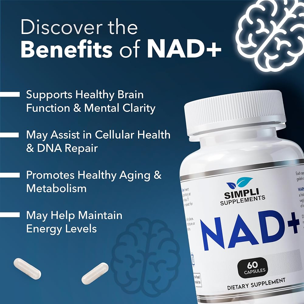 Simpli Supplements NAD Booster 500mg - 60 Capsules - image 3