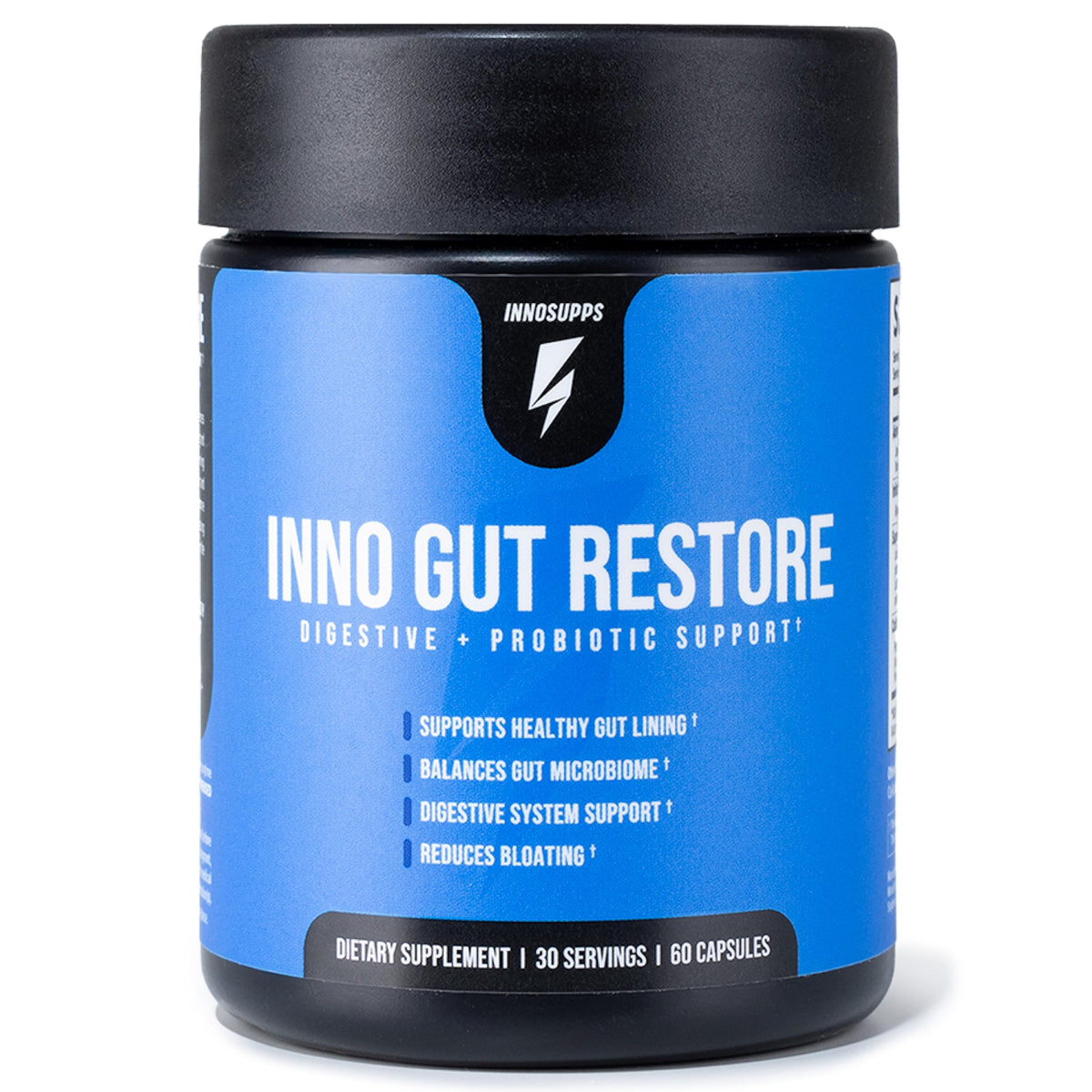 InnoSupps Inno Gut Restore Probiotic Prebiotic Digestive Enzymes - 60 Capsules