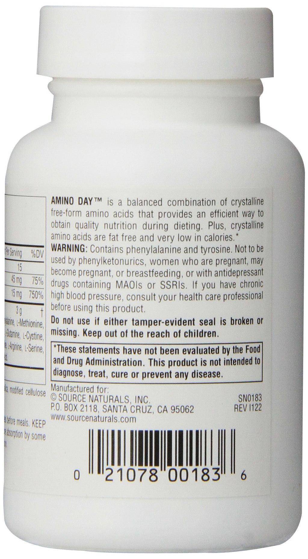 Source Naturals Amino Day