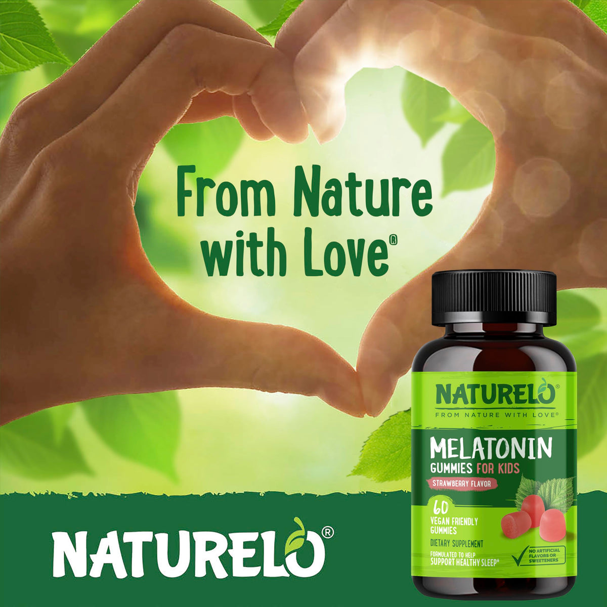 NATURELO Melatonin Gummies for Kids Sleep Support - 60 Gummies - image 5