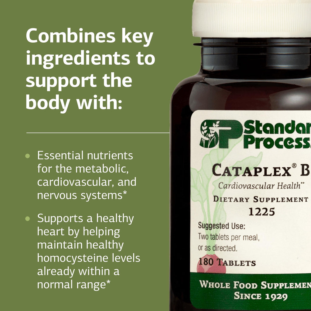 Standard Process Cataplex B Vitamin B-Complex - 180 Tablets - image 4