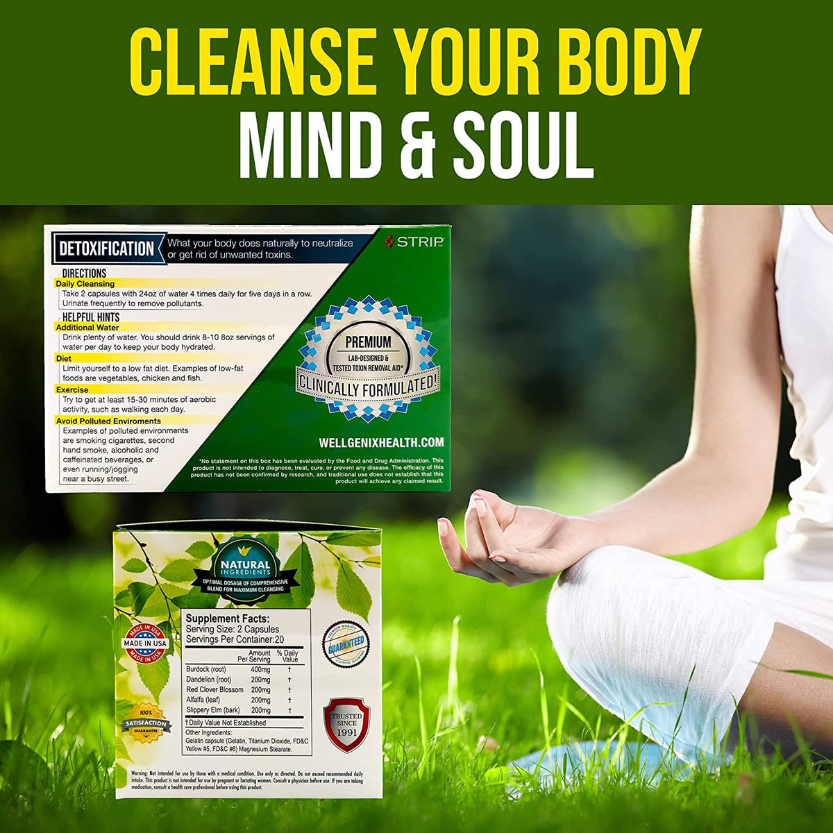 Wellgenix Strip 5 Day Detox Cleanse - 40 Capsules - image 8