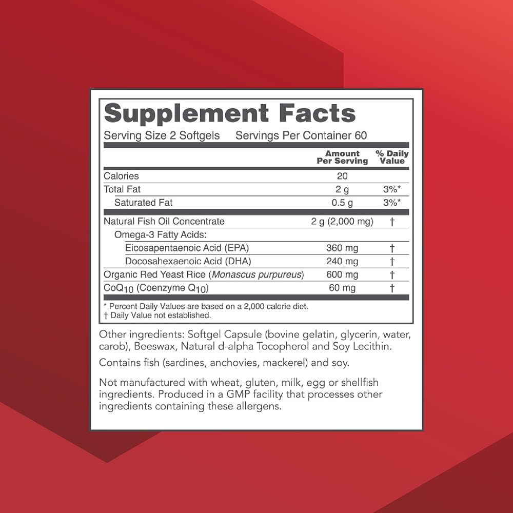 PROTOCOL FOR LIFE BALANCE Cardio Tri-Plex Heart Health - 120 Softgels - image 2