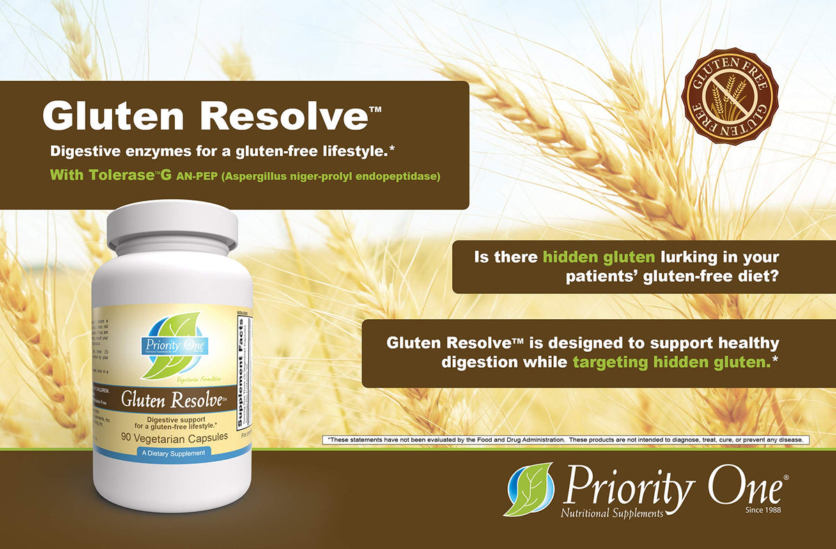Priority One Gluten Resolve Digestive Enzyme - 90 Vegetarian Capsules - image 6