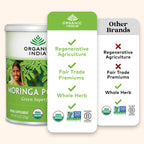 ORGANIC INDIA Moringa Powder Herbal Supplement - 8 oz - image 5