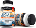 BioSchwartz Mens Multivitamin with Vitamin C A B D3 E Zinc for Immune