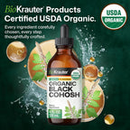 BIO KRAUTER Black Cohosh for Perimenopause & Menopause Support - 4 Fl Oz - image 3