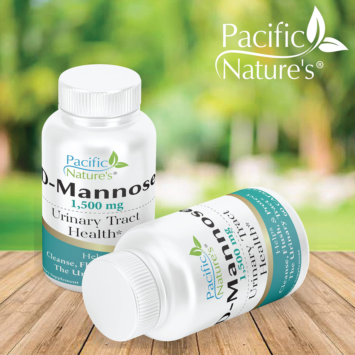 Pacific Nature's D-Mannose 1500mg - 60 Capsules - image 2