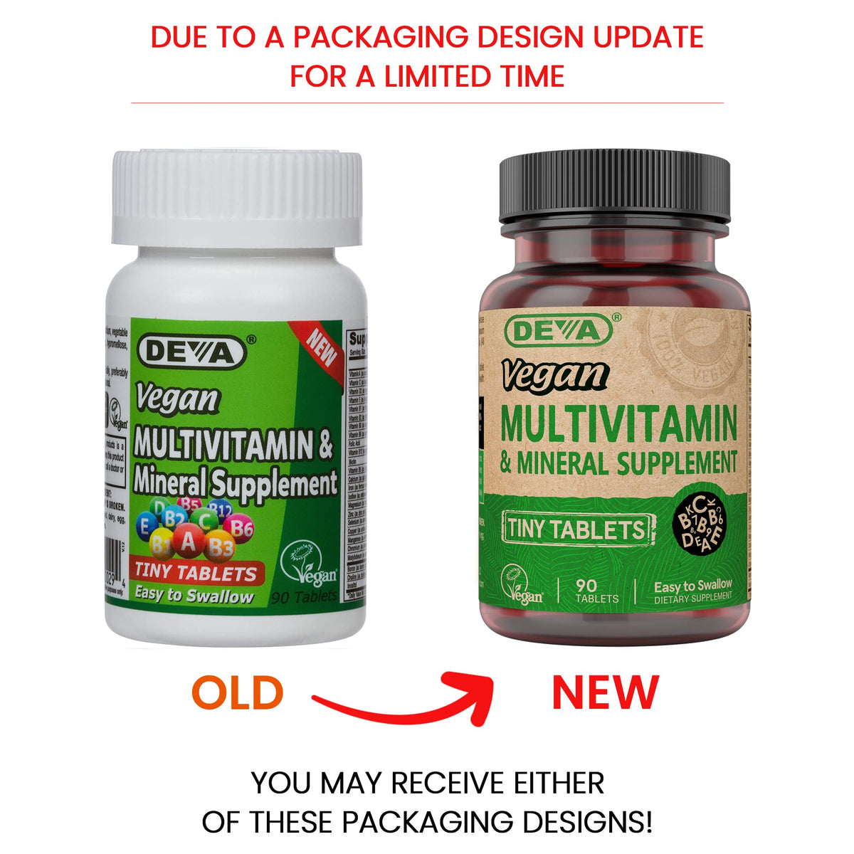 DEVA Vegan Multivitamin & Mineral Supplement - 90 Tablets - image 2
