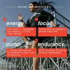 PWDRS PRE Pre-Workout Powder - Energy