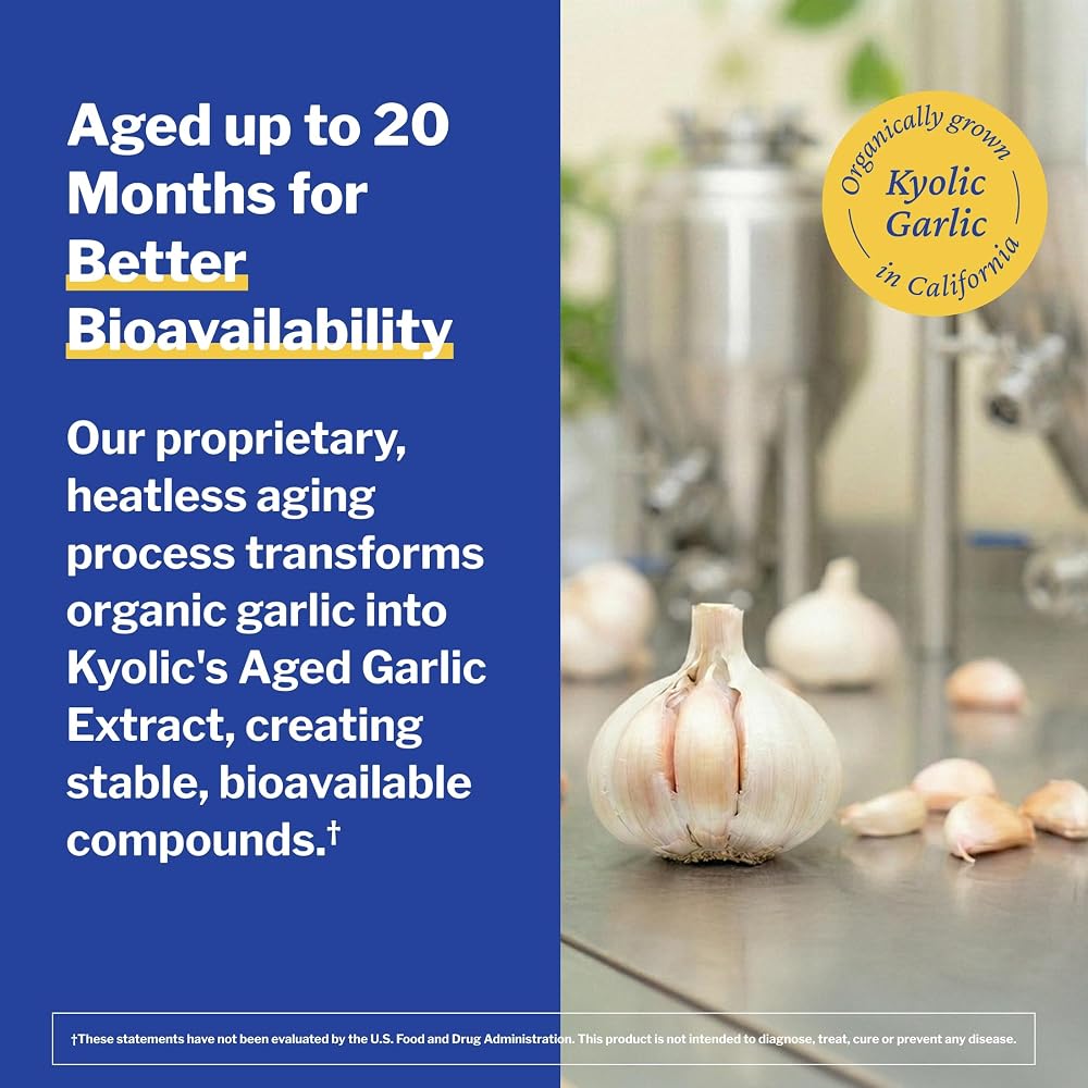 Kyolic Aged Garlic Extract Red Yeast Rice CoQ10 - 150 Capsules - image 6