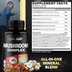 Organic Cadane Mushroom Complex 19-in-1 - 120 Capsules - image 2