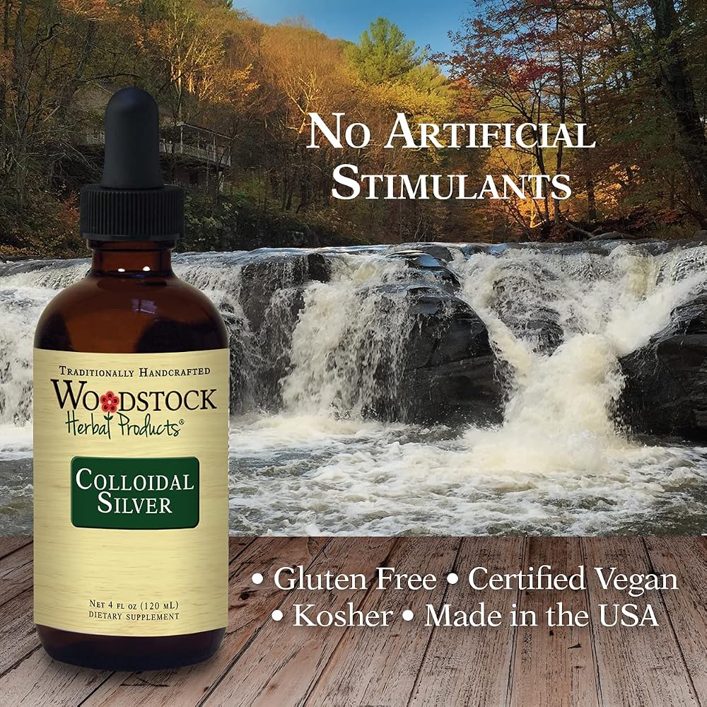 Totify Woodstock Herbal Products Colloidal Silver Liquid - 4 oz - image 3
