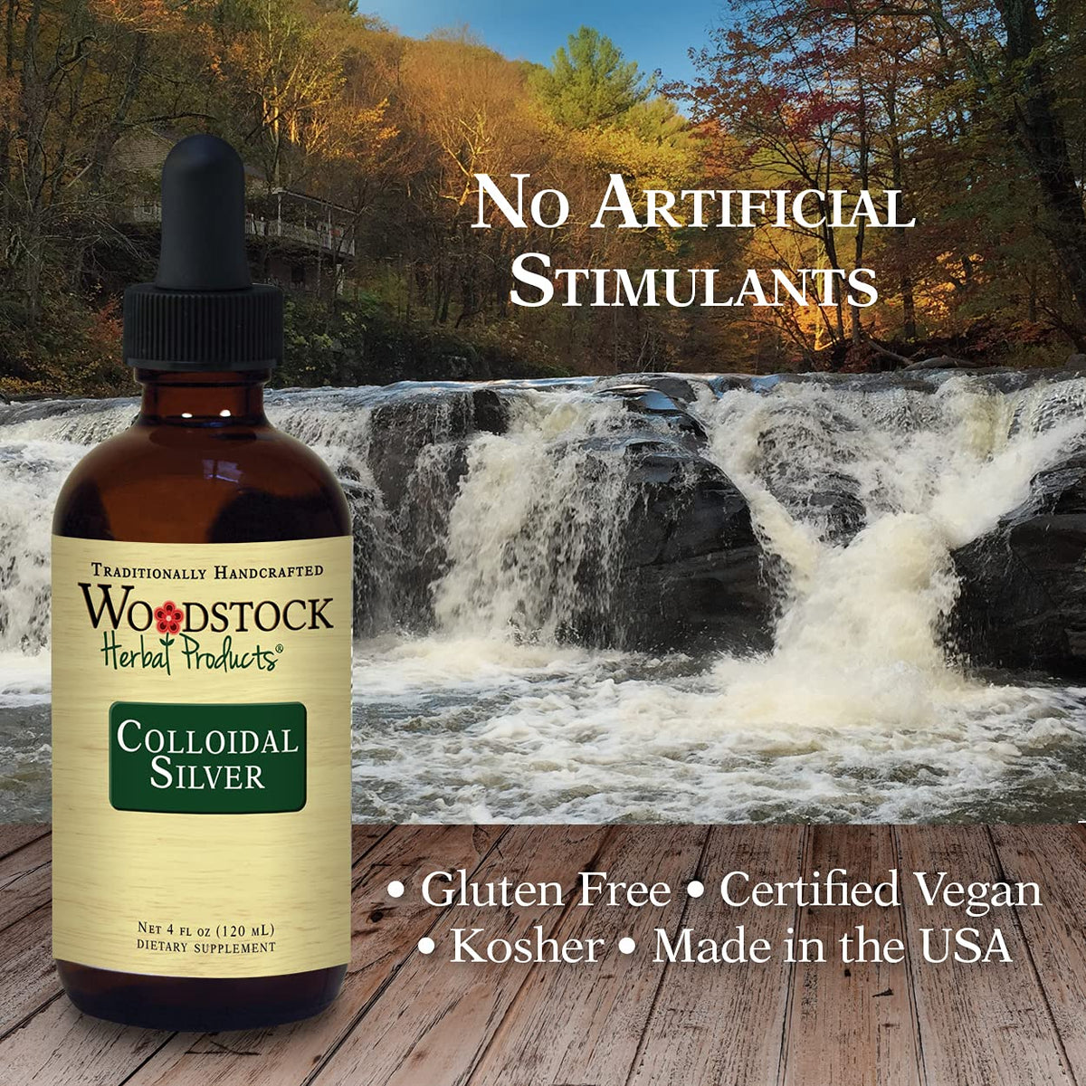 Totify Woodstock Herbal Products Colloidal Silver Liquid - 4 oz - image 3