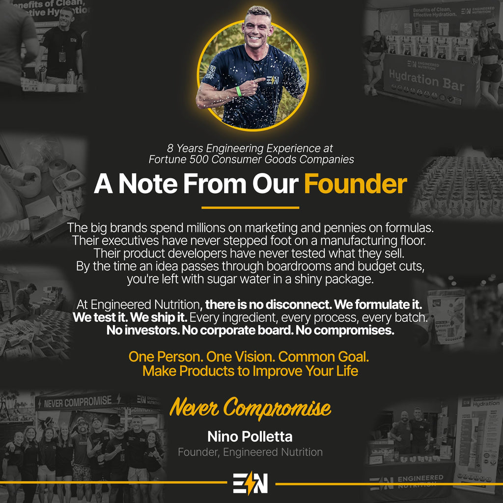 Engineered Nutrition EN Electrolytes Powder Packets Single-Serving