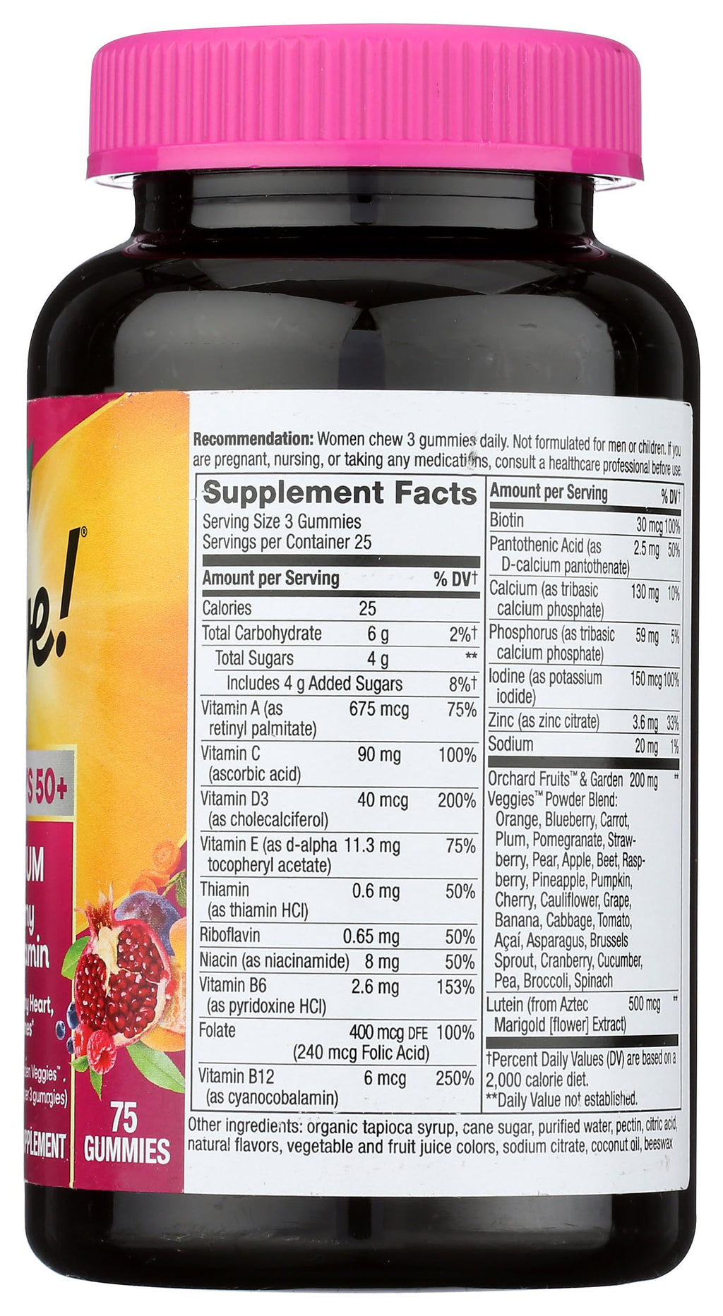 Nature's Way Alive Women 50 Plus Multivitamin Gummy - 75 Count - image 6
