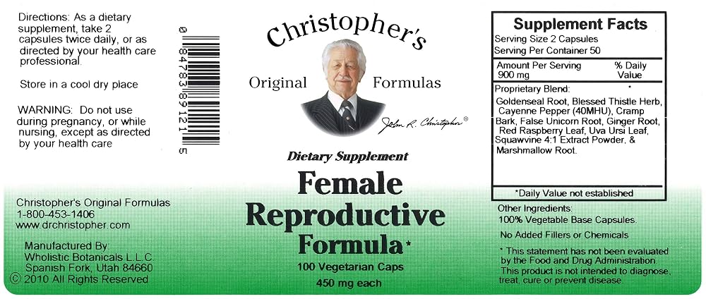 Christopher's Original Formulas Female Reproductive Formula - image 4