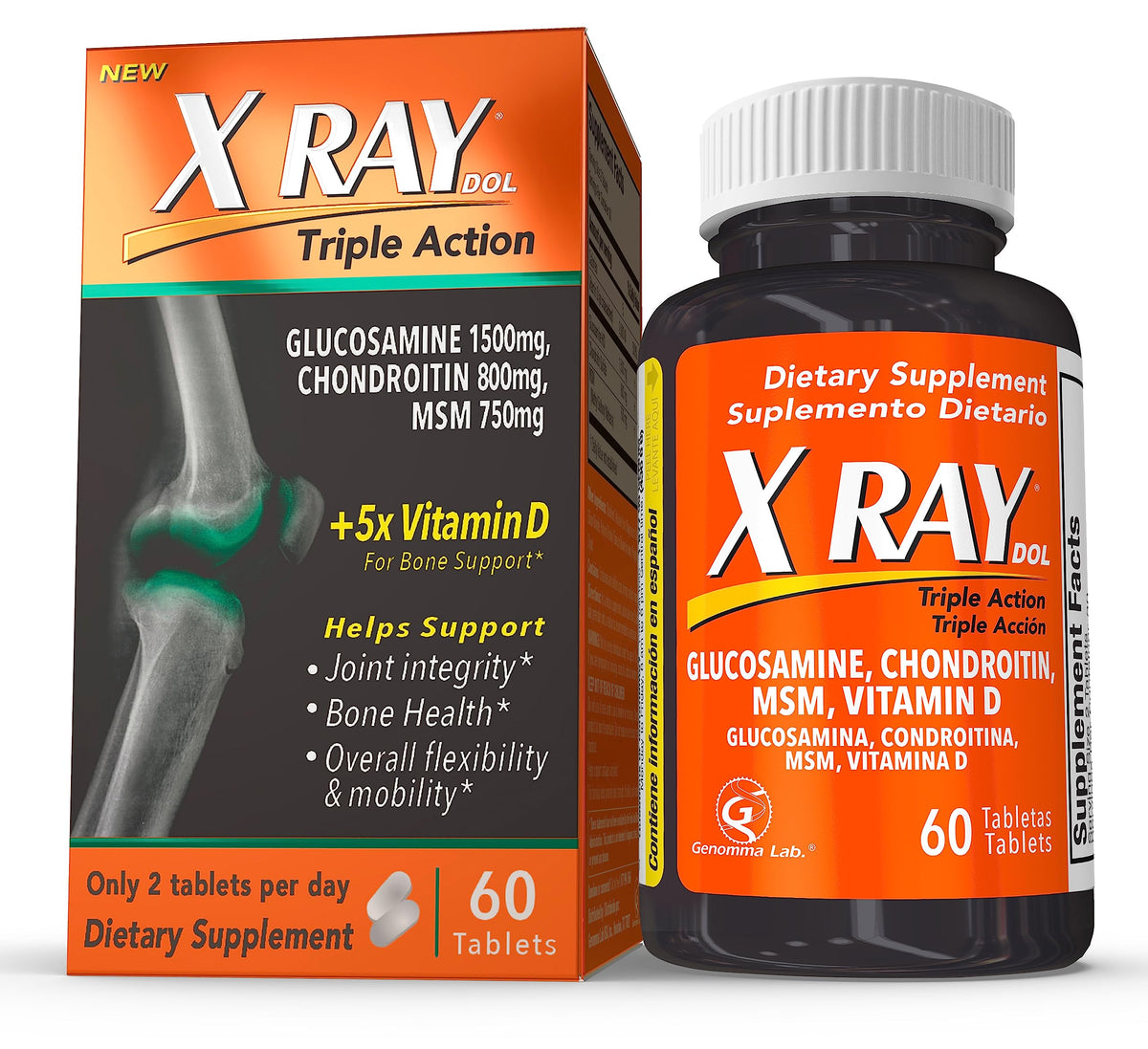 X Ray Dol Triple Action Joint Support Supplement - 60 Tablets