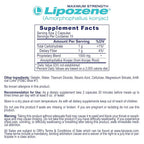 Lipozene Weight-Management Fiber Supplement Glucomannan - 90 Capsules - image 3