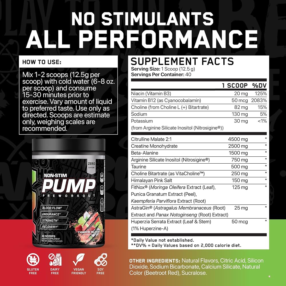 ABE all black everything All Black Everything Non Stim Pre-Workout