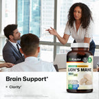 BIO KRAUTER Lion's Mane for Focus Support & Brain Health - 250 Capsules - image 2