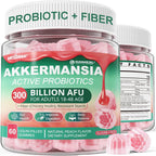 Nextdia Akkermansia Probiotics Gummies with Prebiotics - 60 Count