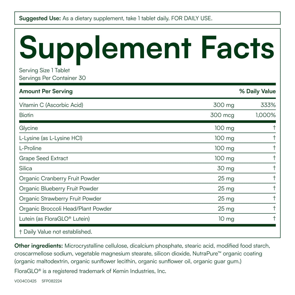 Purity Products Vegan Collagen Builder Tablet - 30 Count - image 2