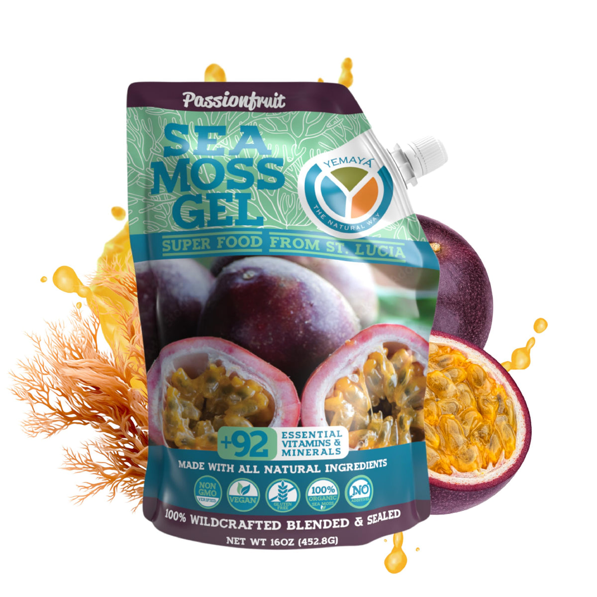 YEMAYA THE NATURAL WAY Yemayá Organic Sea Moss Gel Organic Raw