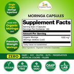 Organic Veda Moringa Capsule 1000mg - 360 Vegan Capsules - image 7
